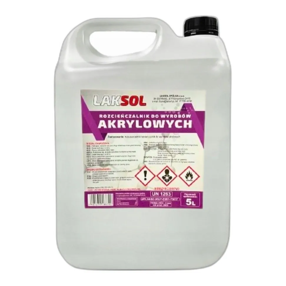 rozcieńczalnik do farb — zdjęcie produktu